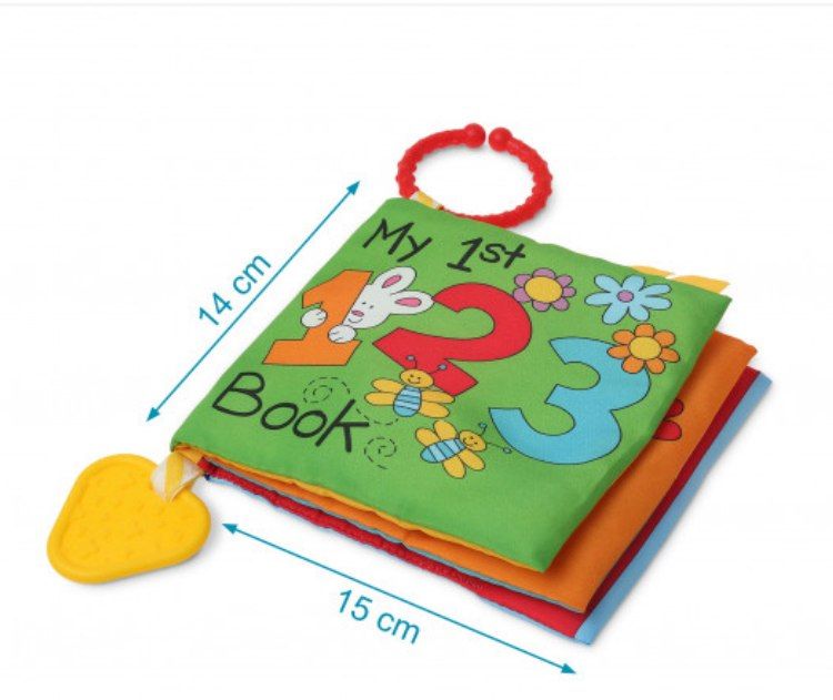 Libro textil infantil números Kiokids - Imagen 5