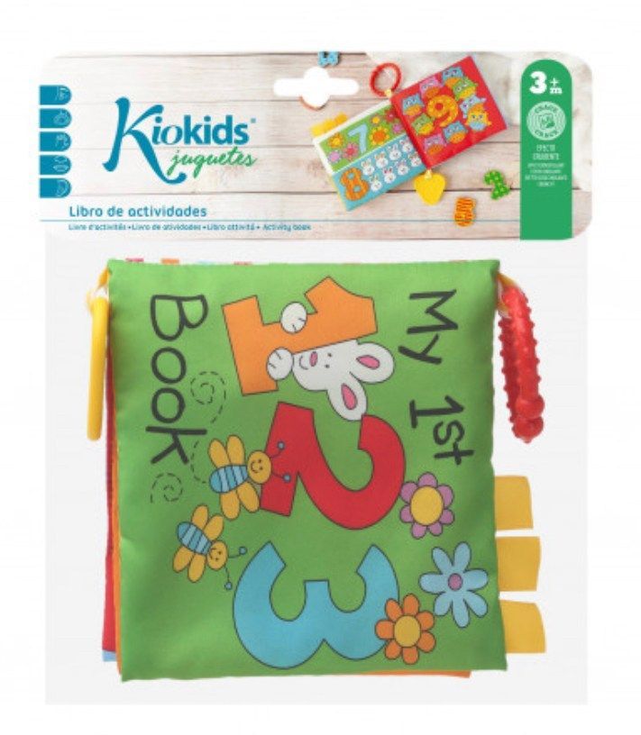 Libro textil infantil números Kiokids - Imagen 4