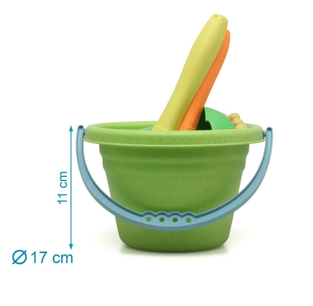 Cubo de playa con 8 piezas - Imagen 3