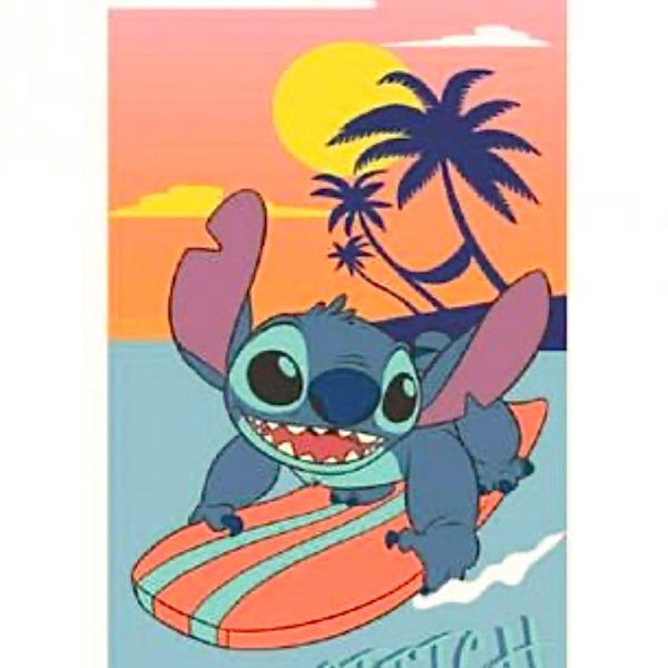 Toalla playa Stitch microfibra