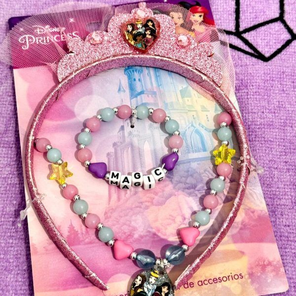 Set accesorios bisutería princesas Disney