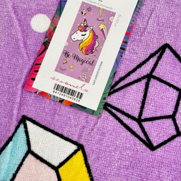 Toalla terciopelo Magical Unicornio
