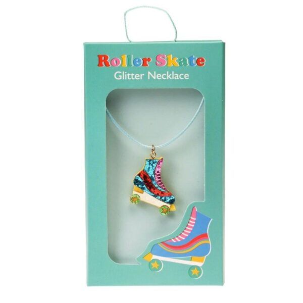Collar infantil Patín de purpurina