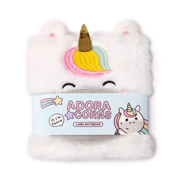 Libreta peluche Unicornio