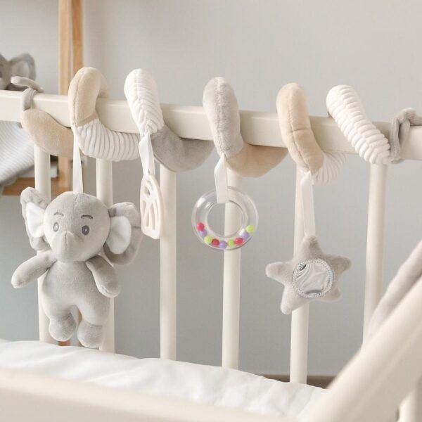 Espiral de peluche Elefante Kiokids
