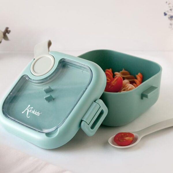 Fiambrera infantil cuchara Kiokids Salvia