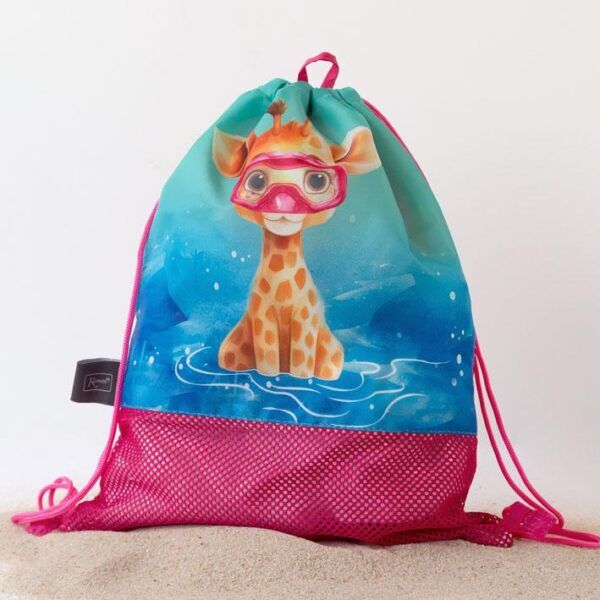 Bolsa red de playa Jirafa Kiokids
