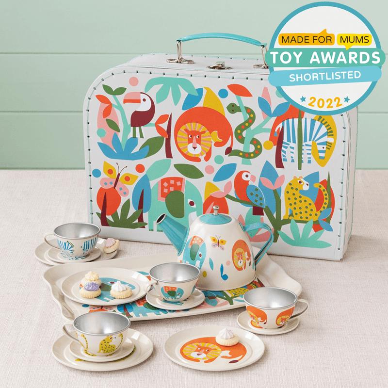 Juego de té infantil Animales Salvajes